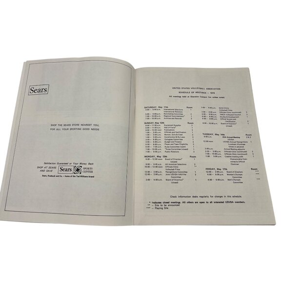 1974 USVBA Volleyball Championships Program Knoxville TN YMCA - Picture 5 of 8